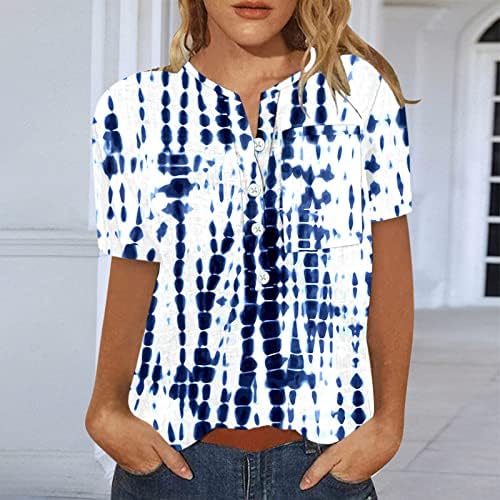 צמרות קיץ לנשים 2023, חולצות צוואר כפתור חולצות נשים פלוס גודל פלוס גודל גודל שרוול ארוך לנשים