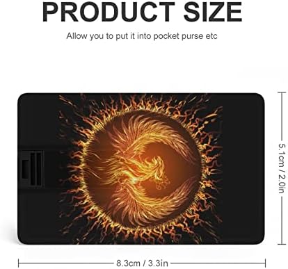 PHOENIX FIRE CARD CARD CARD כונני פלאש USB מתנות מפתח מפתח מפתח תאגידי ומנות קידום מכירות 64 גרם
