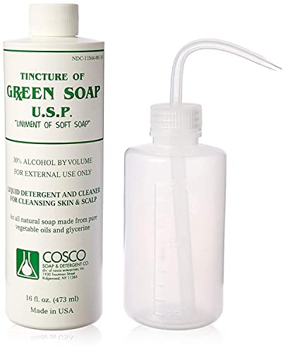 קוסקו ירוק סבון 1 ליטר + לסחוט בקבוק 8 עוז