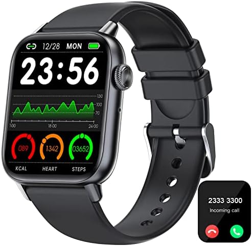 GT Hitgx Smart Watch 1.85 תצוגה גדולה שעונים חכמים לגברים נשים עם AI Voice 300mAh כושר גשש שעון חכם שעון אטום מים 100+ מצבי