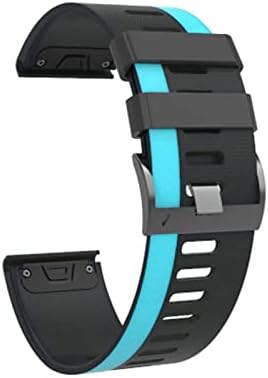 Kavju 22 26 ממ רצועות שעון QuickFit צבעוניות עבור Garmin Fenix ​​7 7x Silicone Easyfit Watch Watch