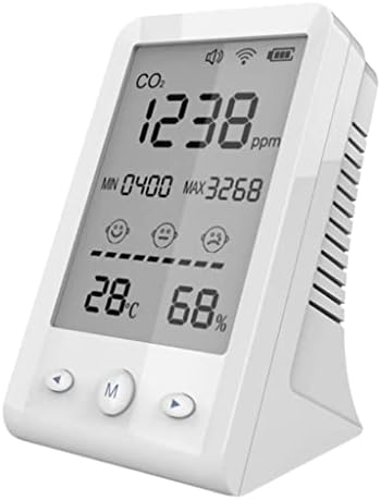 WXYNHHD CO2 מטר טמפרטורה דיגיטלית לחות לחות בודק איכות אוויר צג גלאי פחמן דו חמצני משרד ביתי