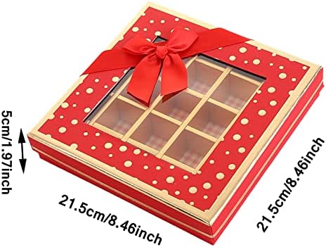 מארגני עגיל Dadiy 25 Grids מתנה קופסת ממתקים קופסת חג האהבה קופסת שוקולד קופסא חתונה לחתונה מסיבת חג המולד