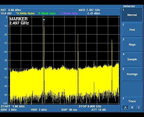 ADF4351 מודול STM32 טאטא מקור RF מקור TFT מסך מגע צבע 35M-4.4G