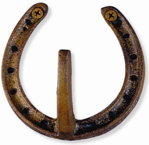 שקיעה ויסטה מעצבת אוסף עתיקות ברזל יצוק וו - נעל סוס