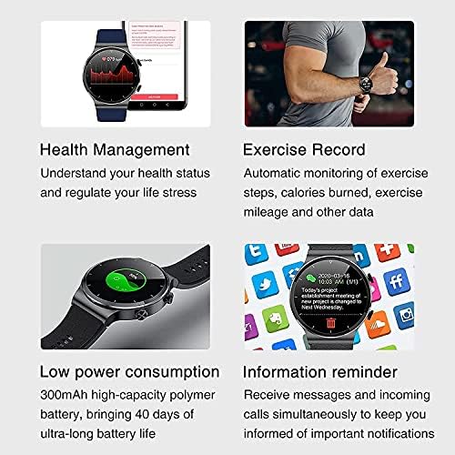 UCCE Smart Watch זכר Bluetooth Call Call Player עם דופק ולחץ דם ניטור אסטרונאוט חיוג ספורט שעון iOS Android