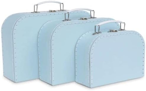 מזוודות נוזל 41, סט של 3 קופסאות אחסון. נהדר לימי הולדת, אחסון לילדים ויצירות מרכזיות
