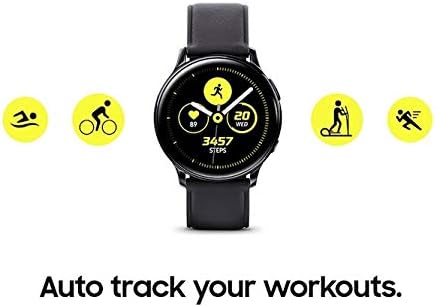 Samsung Galaxy Watch Active 2 שעון חכם עם ניטור בריאות מתקדם, מעקב אחר כושר וסוללה לאורך זמן, זהב ורוד -