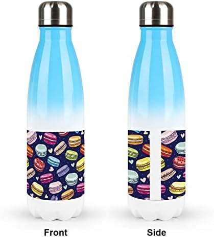 מקרונים שונים מקרון 17oz בקבוק מים ספורט נירוסטה ואקום מבודד צורת קולה בקבוק ספורט לשימוש חוזר