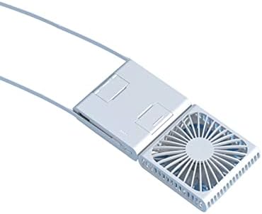 Yiisu מאוורר נייד, מיני מאוורר קטן, מאוורר נטען, 3 מהירות רוח USB מאוורר אישי עבור קמפינג טיולים חיצוני לבן GH5