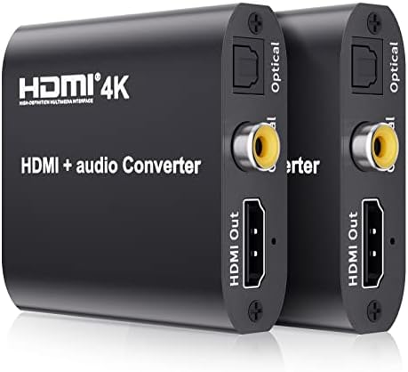 מפצל חילוץ אודיו של HDMI 1.4 עם טוסלינק/אודיו קואקסיאלי החוצה, Bolaazul 4K/30Hz HDMI ל- Toslink SPDIF מתאם ממיר