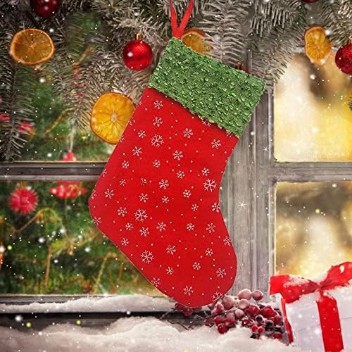 קישוט דבש ציפור חג המולד גרביים קטנות עץ חג המולד קישוטי תליון לחג המולד שקית מתנה צבועה ביד