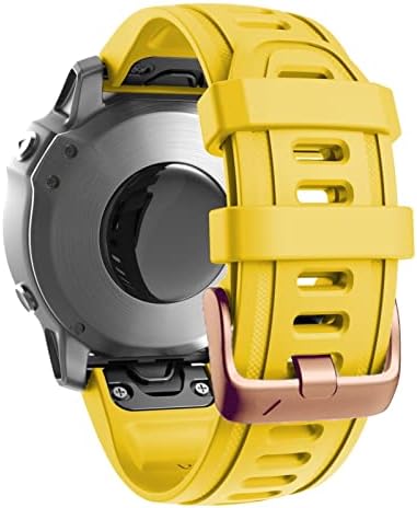 Cekgdb 20 ממ סיליקון סיליקון שעון שעון עבור Garmin Fenix ​​6x 6S 6S Pro 5x 5S פלוס אבזם זהב רוז Easyfit מהיר שחרור