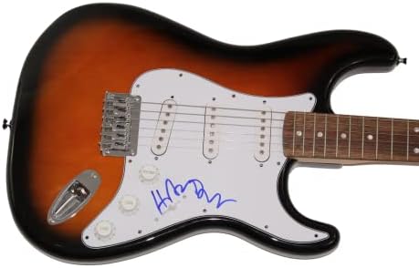 האנס צימר חתם על חתימה בגודל מלא פנדר סטראטוקסטר גיטרה חשמלית ג 'עם ג' יימס ספנס ג 'יי. אס. איי אימות ג' יי. אס. איי. קואה