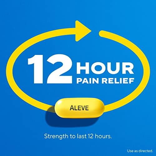 Aleve arthritis gelcap, משחק מהיר כל היום הקלה בכאבים בכאבי ראש, כאבי שרירים והפחתת חום, נתרן נפרוקסן, 220 מג,