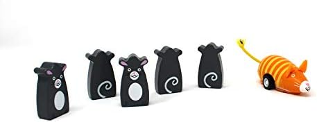 Jack Rabbit Creations, Inc. חתול צעצוע באולינג עם עכברים