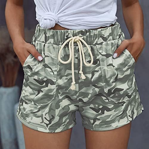 מכנסי נשים קצרים לקיץ מזדמנים מותניים גבוהים מזדמנים נוחים מכנסיים קצרים טניס כדורעף מכנסי טיול קצרים