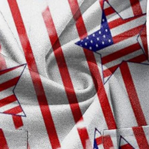 Fragarn American Flag Print Sunding Mideod