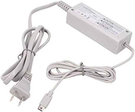 אספקת חשמל קיר מתאם AC כבל טעינה עבור Nintendo Wii U Gamepad