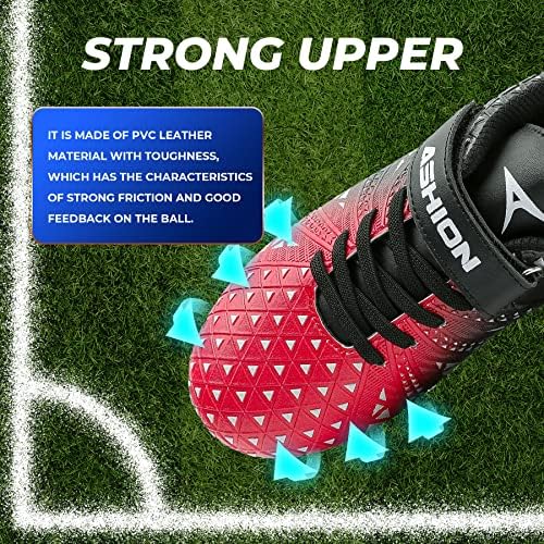 יוניסקס-ילדים כדורגל סוליות עבור בני בנות דשא משרד קרקע ללא עניבת כדורגל נעליים עמיד