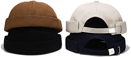 יוניסקס כותנה דוקר כובע כובע באזיקים כפת כובע נמל סיילור קיץ כובע לגברים נשים