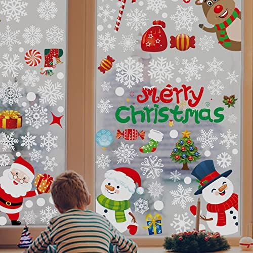 מדבקה לחג המולד סדינים מדבקת סנטה מדבקת קיר מדבקת קיר DIY מדבקות מדבקות נוער חבילה