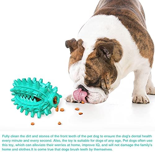 Aydfn Pet Molar Stick שיני כלבים ניקוי מקל צעצוע לחידת חיית מחמד, גומי TPR טבעי רך לא רעיל עם כוס יניקה מברשת שיניים לטיפול