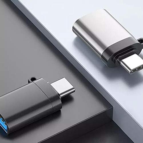 כבל Boxwave תואם ל- Lenovo Thinkbook 15 - USB -C ל- PortChanger, USB Type -C OTG USB מחזיק מפתחות נייד עבור