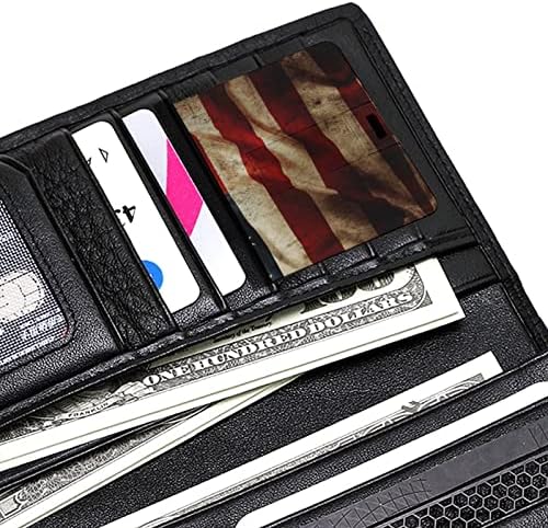 צילום מקרוב של דגל אמריקאי דגל USB כונן הבזק בהתאמה אישית של כרטיס אשראי כונן זיכרון מקל מתנות מפתח USB