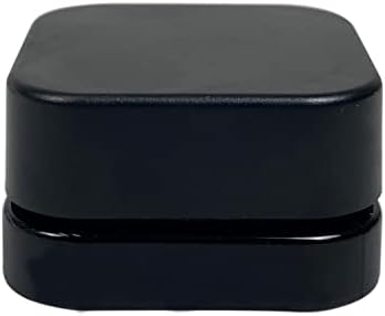 HFS 1 PCS/Pack 9 מל זכוכית מרובעת צנצנת שחורה עם בורג חותם כובע שחור