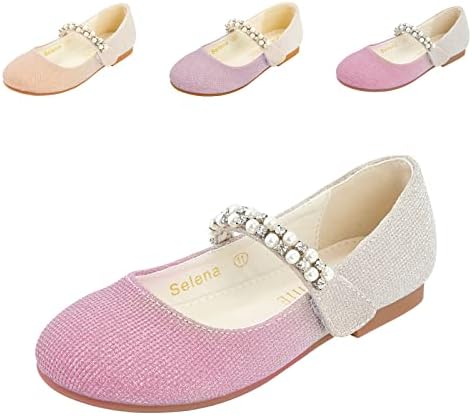 פעוטות בנות ספסיטיט/ילד קטן סלינה מרי ג'יין בלרינה נעליים שטוחות למסיבת חתונה