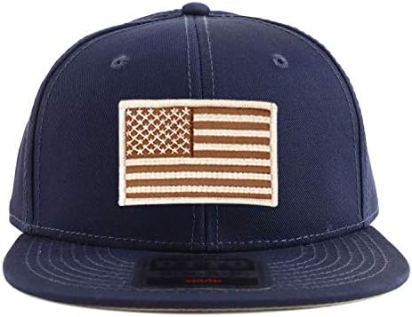 צבא מדברי דגל אמריקאי דגל אמריקאי גודל נוער גודל כותנה מעולה כובע סנאפבק שטוח