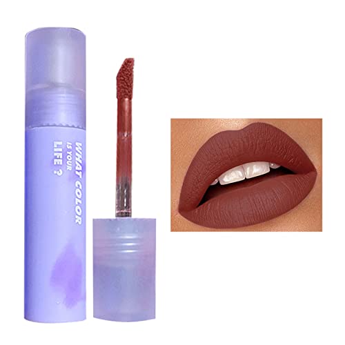 מתנה עבור בנות יומי מוצרי קוסמטיקה שפתון עם שפתיים איפור קטיפה לאורך זמן גבוהה פיגמנט עירום עמיד למים איפור לנצח תוחם