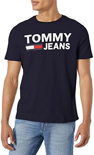 טומי הילפיגר שרוול קצר שרוול קצר טומי ג'ינס חולצת טריקו