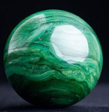 Zamtac גדול טבעי אפריקני ירוק ירוק קריסטל כדור מלוטש כדור ריפוי