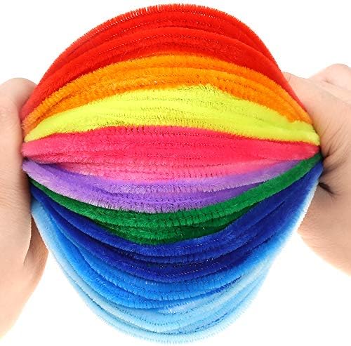 קיידו 1000 חתיכות צינור שואבי מגוון 20 צבעים שניל נובע בתפזורת לילדים אמנות ומלאכות פרויקטים וקישוטים
