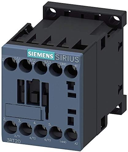 Siemens 3RT20181AK61 מגע, AC-3, 7.5KW/400V, 1NO, AC110V 50Hz, 120V 60Hz 3-POOD, SZ S00 מסוף בורג
