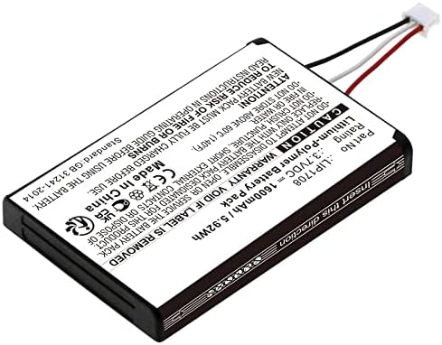 Synergy Synergy Console Console סוללה, התואמת לקונסולת המשחקים של Sony LIP1708, קיבולת גבוהה במיוחד, החלפה לסוללת Sony LIP1708
