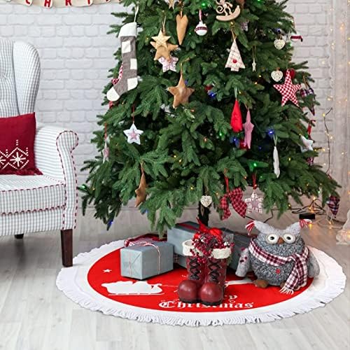 חצאית עץ חג המולד חצאית עץ חג מולד שמח עם ציצית 30 קישוטי חג המולד בחורף מחצלת מחצלת עץ חג המולד לחג המולד למסיבת חג שמח קישוטי