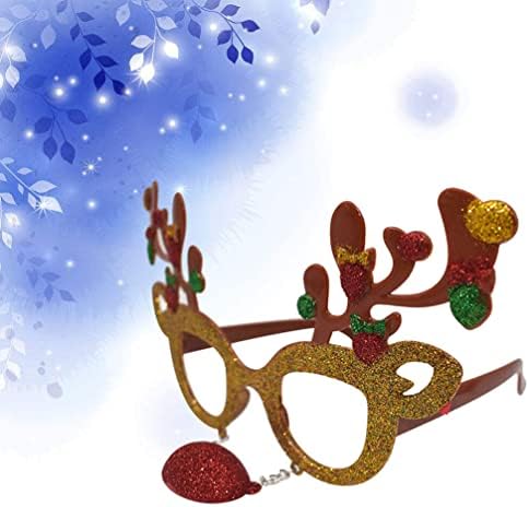 Besportble משקפי חידוש לחג המולד משקפי שמש בסגנון חג המולד אבזרי צילום מסיבה מעדיפה אספקה ​​לחג המולד של ליל כל הקדושים
