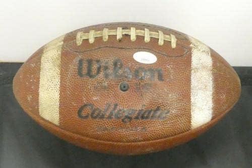 גארי ברנט חתם על משחק בופלו בקולורדו השתמש בכדורגל עם JSA COA - משחק קולג 'בשימוש