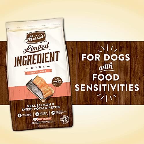 מריק מוגבלת מרכיב דיאטה תבואה חינם יבש כלב מזון סלמון אמיתי & מגבר; מתכון בטטה-22.0 ק ג שקית