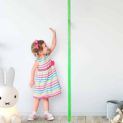 תרשים צמיחה של EasyXQ, עיצוב קיר של שליט גובה ילדים, תרשים גובה צמיחה נשלף תלת -ממדי, מדידת שליט גובה שחבור לילדים וחדר