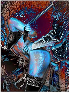 רו רי ג ' י שנג אמנות סקסי עירום ארוטי ילדה בורלסק שמן ציור הדפסי על בד קיר אמנות תמונה לסלון בית קישוטי מסגרת