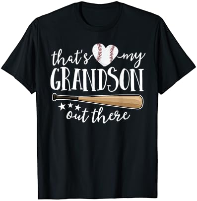זה הנכד שלי שם בחוץ מתנת נשים בייסבול סבתא חולצה