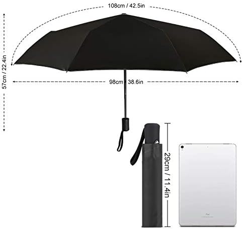 כובע שף מטריית נסיעות מטריות שמש גשם אוטומטיות אטומות לרוח מתקפל נייד קומפקטי שחור מודפס מטריית רכב למבוגרים