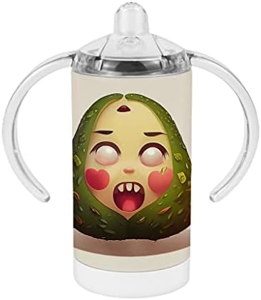 חמוד קוואי כוס קש-ירוק אבוקדו תינוק כוס קש-הטוב ביותר עיצוב כוס קש