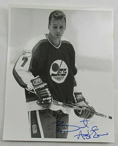 ברנט אשטון חתום על חתימה אוטומטית 8x10 תמונה I - תמונות NHL עם חתימה