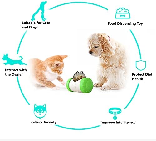 כלב לטפל כדור אינטראקטיבי כלב צעצועים מתכוונן כלב לטפל כדור-יכול להקל על חרדה, מזין איטי עבור כלבים גדולים