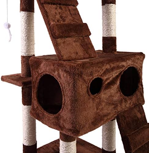67 רב-רמת חתול עץ, מגרד הודעות, חתלתול פעילות מגדל עם 3 מוטות